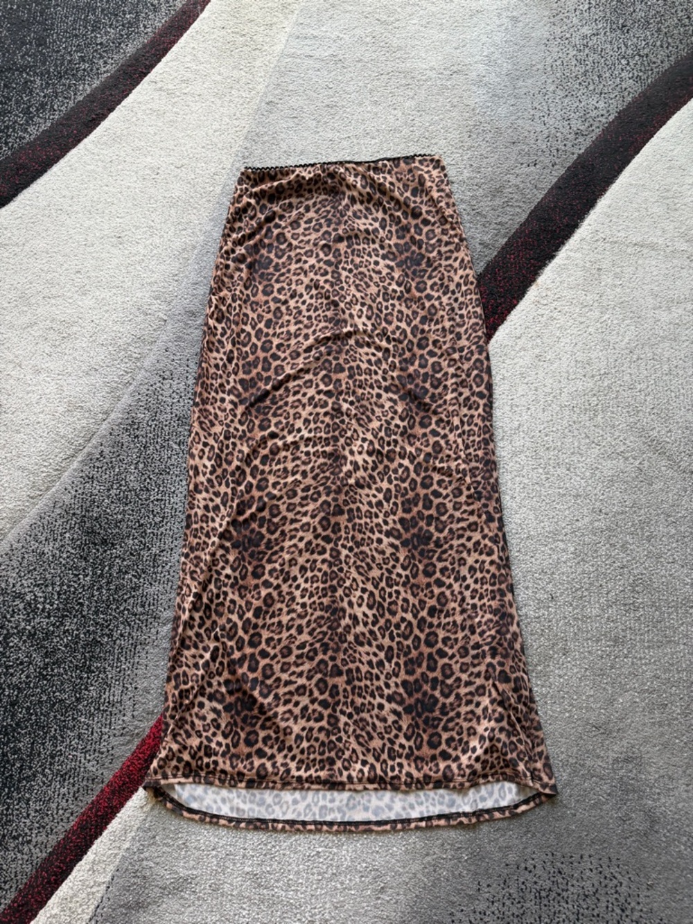 Altar’d State Leopard Print MIDI Skirt